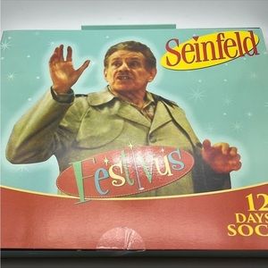 NWT 12 Days of Socks‎ Seinfeld Crew Socks- Men